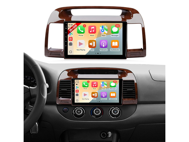 Android 12 for Toyota Camry 2002-2006 Car Radio with Carplay Android Auto (Non J. B.L Version), 9' IPS Touch Screen for Camry Stereo with in-Dash...