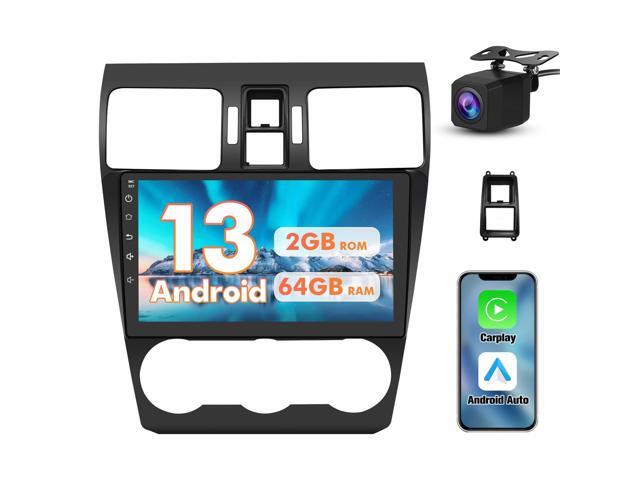 Car Radio Stereo Upgrade for Subaru Forester WRX Impreza 2013-2015, Android Head Unit with 9 Inch Touch Screen/Backup Camera/Wireless CarPlay &.