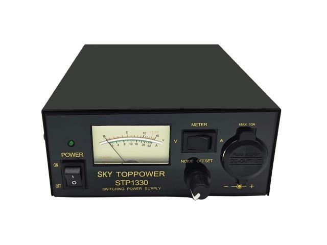 13.8V 30A Power Supply for Ham Radio - AC to DC Converter with Cigarette Lighter Socket & Cooling Fan, STP1330 ()