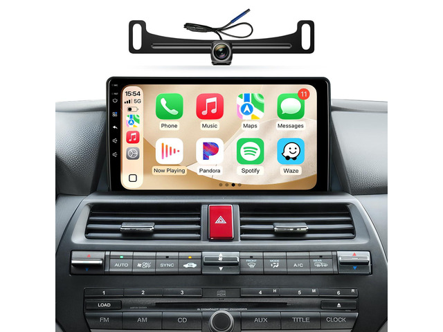 Car Radio Stereo for Honda Accord 2008 2009 2010 2011 2012 2013 10.2 Inch IPS HD Touch Screen Wireless CarPlay Android Auto, WiFi FM/SWC Bluetooth...