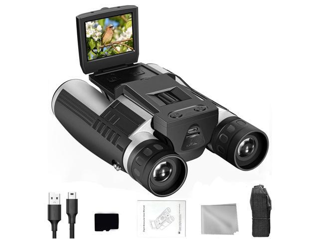 Digital Binoculars with Camera for Adult, 2.4' LCD Display 48MP Camera 2.5K Videos 8X Digital Zoom Ideal for Concerts, Bird Watching, and Outdoor...