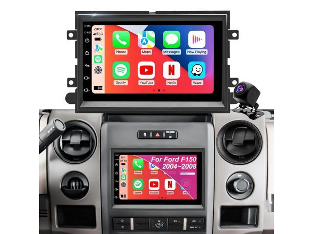 5GWiFi Car Radio for Ford F150 2004-2008, F250/F350 2006-2016, E150/E250/E350 2009-2014, Fusion 2006-2009, 7 Inch Touchscreen Stereo with Carplay.