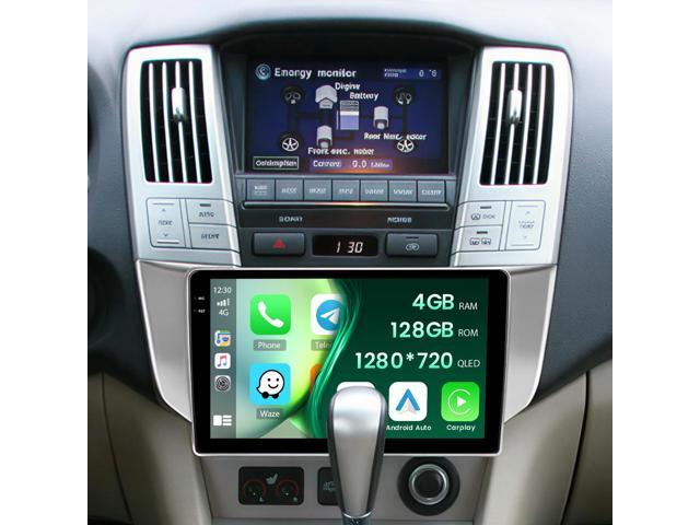 4+128G Car Radio for Lexus RX300 RX330 RX350 RX400H 2004-2009, 9' Touch Screen Car Stereo Wireless CarPlay Android Auto, 5GHz WiFi, Bluetooth 5.0,...