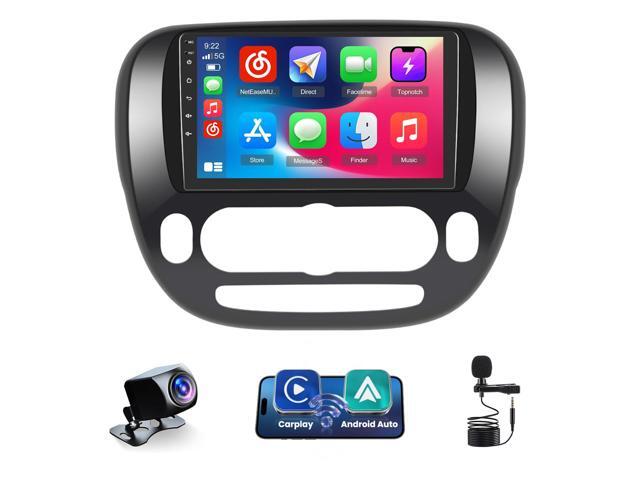 [DSP] 2G+64G Car Radio for Kia Soul 2014 2015 2016 2017 (Manual A/C): 9 inch Touch Screen Upgrade for Kia Soul Car Stereo Wireless Carplay Android...
