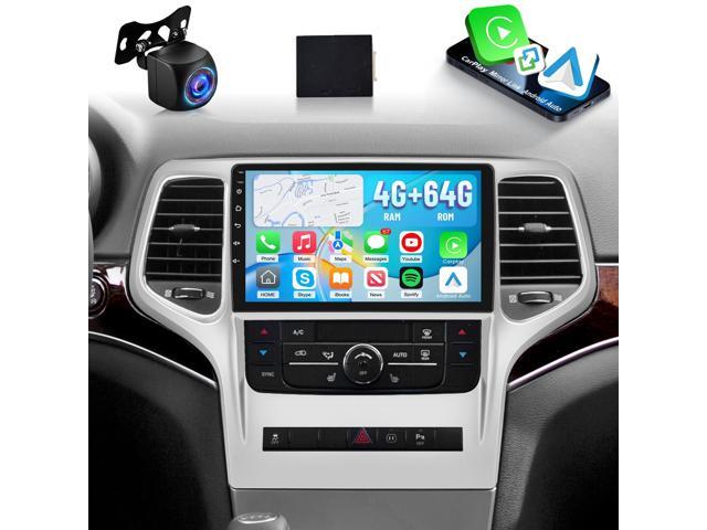 [4+64GB] Android Stereo for Jeep Grand Cherokee 2008-2013: 9 inch IPS Touchscreen Grand Cherokee Radio - Wireless Carplay and Android Auto,...