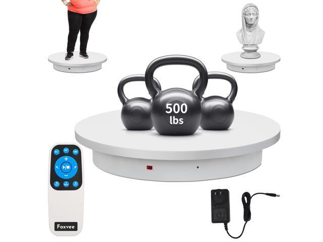 Remote-Controlled Motorized Electric Turntable,Heavy Duty Rotating Display Stand,Speed-adjustable Rotating Platform,Multi-mode 360° Photography...