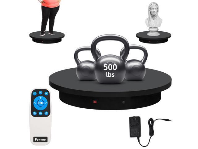 Remote-Controlled Motorized Turntable,Heavy Duty Motorized Rotating Display Stand,Speed-Adjustable Rotating Platform,Multi-Mode 360° Photography...