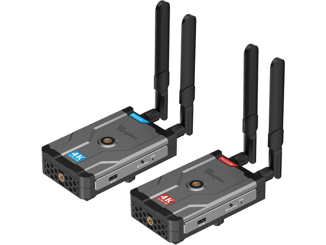 Wireless HDMI Extender, Wireless HDMI Transmitter and Receiver 4K@30Hz, 492FT Range, 4K Full HD Plug & Play for Camera/Laptop/TV/Projector(Focus)