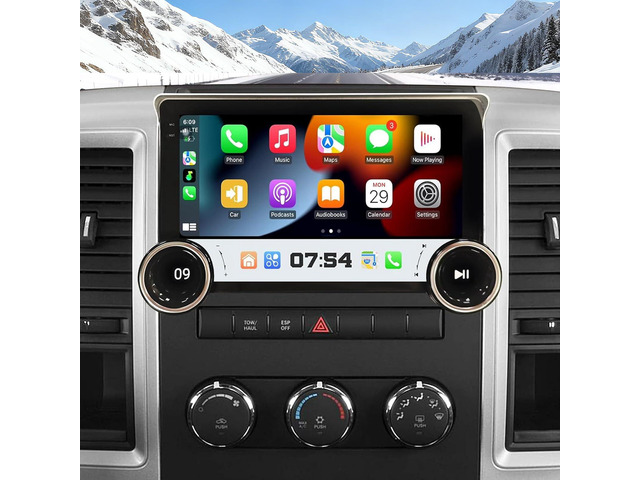 Car Radio for Dodge Ram 1500 2500 3500 2009 2010 2011 2012 Upgrade Stereo 10.1 inch Touch Screen Upgrade with CarPlay Android Auto Bluetooth WiFi...