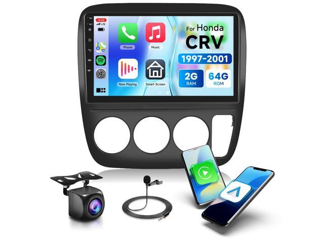 2G+64G Car Radio for Honda CRV 1997 1998 1999 2000 2001, Wireless Carplay Android Auto Car Stereo, 9' IPS Touchscreen with WiFi, GPS,...