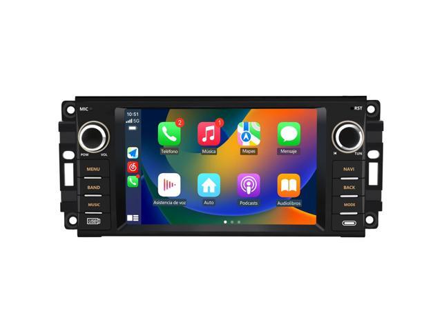 Car Stereo for Jeep Wrangler JK Compass Patriot/Chrysler/Dodge RAM Charger, 7 inch Touch Screen Android 13 Radio with Bluetooth GPS Wireless.