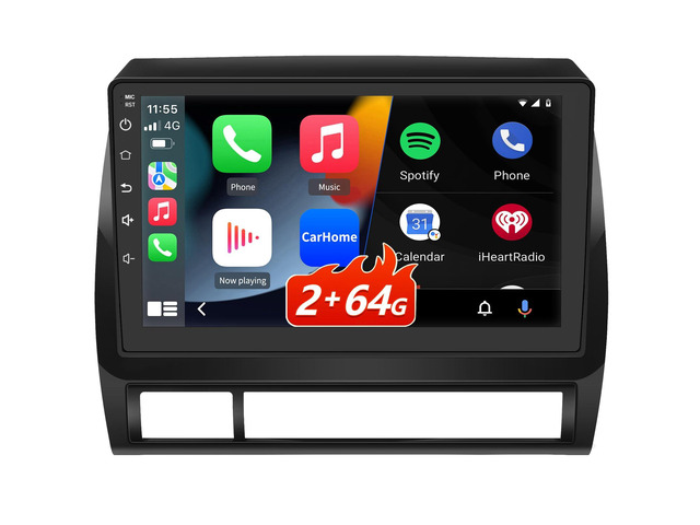 Android 13 Car Stereo for Toyota Tacoma 2005-2015, 9 Touch Screen Radio Head Unit Support JBL System Wireless Carplay Android Auto WiFi Bluetooth...