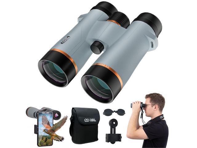 10X42 Binoculars for Adults with ED Glass, BAK4 Prism, Waterproof, Fogproof, Low Light Vision & Phone Adapter for Hunting, Bird Watching, Travel,...
