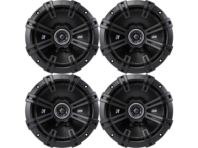 Speaker Package of 2 Items: Four 6.75' DS Series Coaxial Speakers 4-Ohm - 2X 43DSC6704