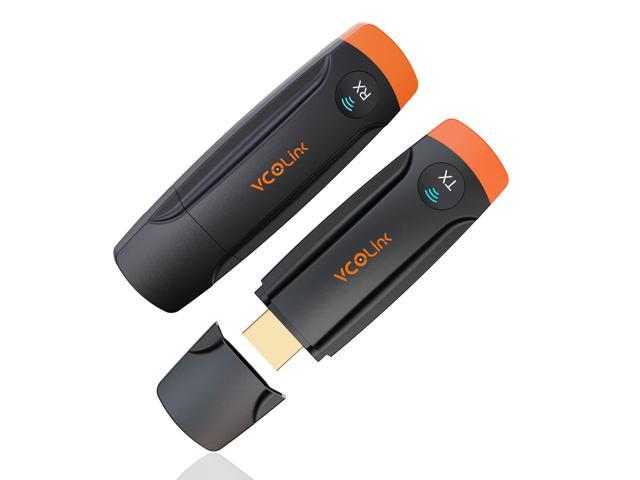 Wireless HDMI Transmitter and Receiver, 196ft/60m, 4K Input to 1080P Output, Supports 8-TX to 1-RX, One-Click Selection, Zero Lag, Plug & Play,...