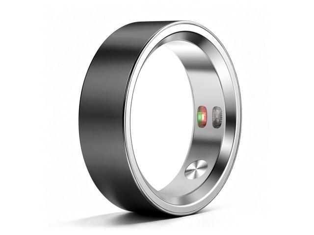 Smart Health Ring for Men, Waterproof Smart Ring with Heart Rate, Emergency Alert, Daily Reminders, Sleep Fitness Tracker Ring No Subscription.