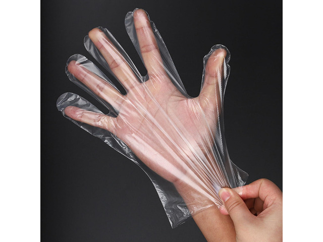 400 Count Disposable Poly Plastic Gloves for Make Sourdough Bread, Food Prep Clear Gloves: BPA-Free, Latex-Free, Powder-Free, for Household Clean...