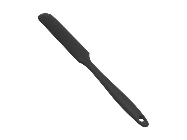 Silicone Spatula, BPA Free & 480Â°F Heat Resistant, Non Stick Rubber Kitchen Spatulas for Cooking, Baking, and Mixing (1x10 inch, Black)