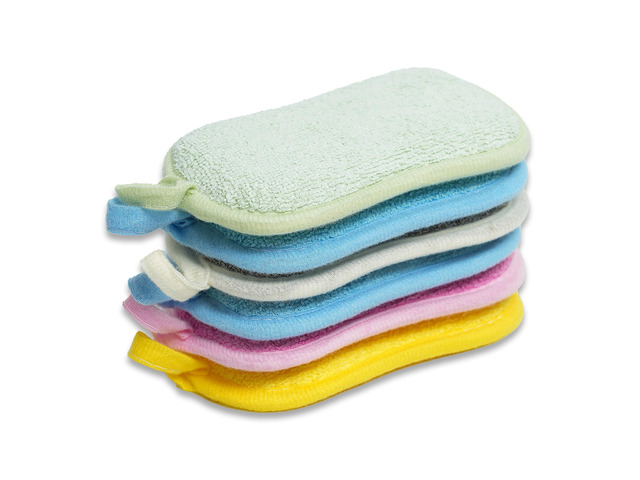 Kitchen Sponge,Dish Sponge,Scrub Sponges Cleaning Supplies,Sponges for Dishes Stainless Steel Wire to Remove Stubborn Stains,Durable Thickening 6-Pack