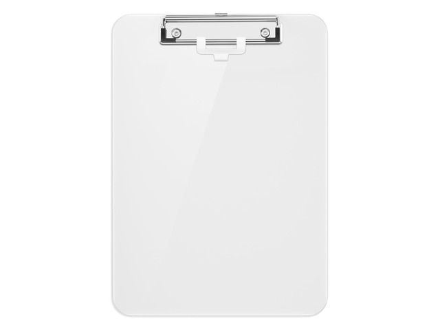 Plastic Clipboard with Pen Holder, White 8.5x11 Clip Board Letter Size 12.5 x 9 in for Classroom, Office, Students, Nurses and Women, office &...