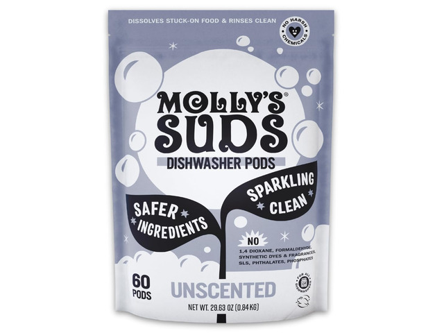 Dishwasher Pods Clean Dishwasher Detergent, Cuts Grease & Rinses Clean (Residue-Free) for Sparkling Dishes 60 Auto-Release Tabs (Unscented)
