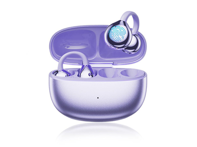 Open Ear Clip Headphones, Wireless Earbuds Bluetooth 5.4 The Over Ear Buds Earphones Built-in Mic with Ear Hooks, 36H Playtime,for iOS and Android...