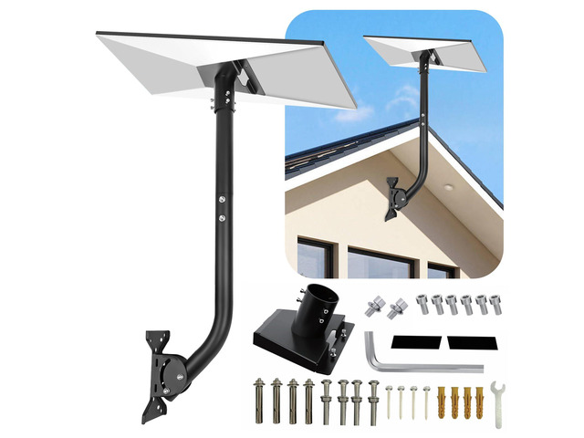 Starlink Mount, Heavy Duty Outdoor Mounting Kit for Starlink Standard 4 / 4X / Gen 3 / Gen 4 / V4, Adjustable Pole Bracket with Pipe Adapter for...