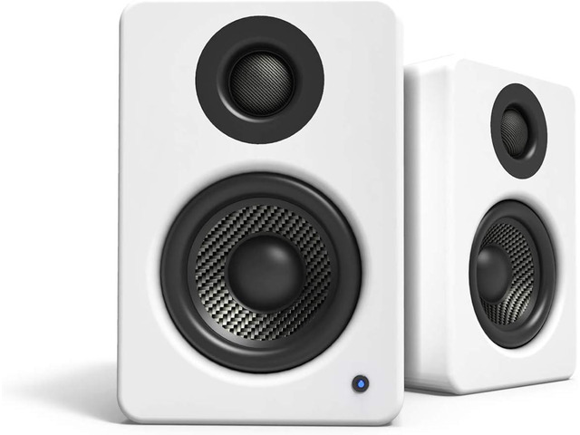 Kanto YU2MW PC Gaming Desktop Speakers 3' Composite Drivers 3/4' Silk Dome Tweeter Class D Amplifier 100 Watts Built-in USB DAC ...