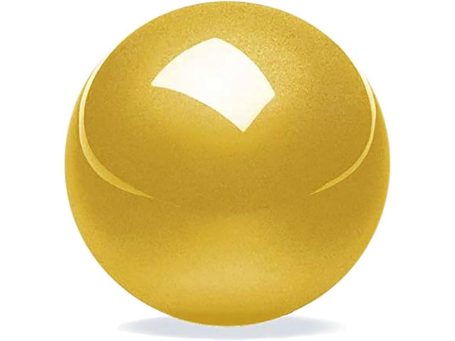 perixx PERIPRO-303 GGO 1.34 Inches Trackball - Replacement Ball for M570, PERIMICE-517/520/717/720, and Other Compatible Trackball Mouse - Glossy Gold