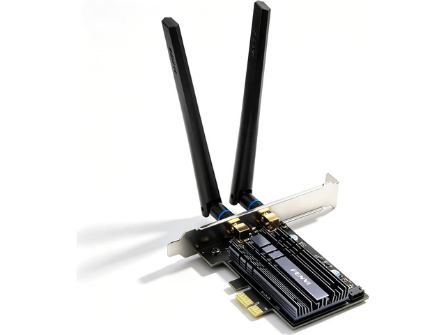 WiFi 6 Gaming PCIe Card Low Latency 3000Mbps Bluetooth 5.2 Windows 11/10
