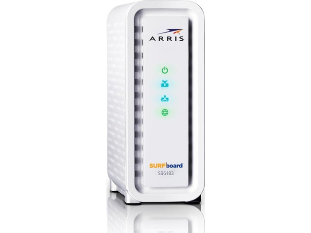 ARRIS (SB6183) -Cable Modem - Fast DOCSIS 3.0 16x4 Gigabit, [Check with Your Provider for Compatibility], 1 Gbps Port, 400 Mbps Max Internet Speed,...