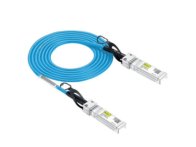 10Gtek [Blue Colored 10G SFP+ DAC Cable - Twinax SFP Cable for Cisco SFP-H10GB-CU2M, Ubiquiti UniFi, D-Link, Supermicro, Netgear, Mikrotik,...