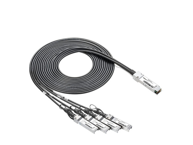 10Gtek 40G QSFP+ to 4xSFP+ Breakout DAC for Cisco QSFP-H40G-CU5M - 40GBASE-CR4 Passive Direct Attach Copper Twinax QSFP to SFP Cable for Cisco...