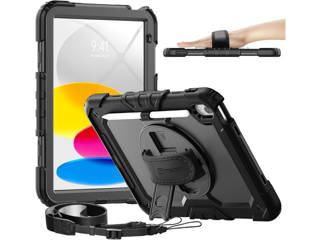 Timecity for iPad 9th/ 8th/ 7th Generation Case with Screen Protector