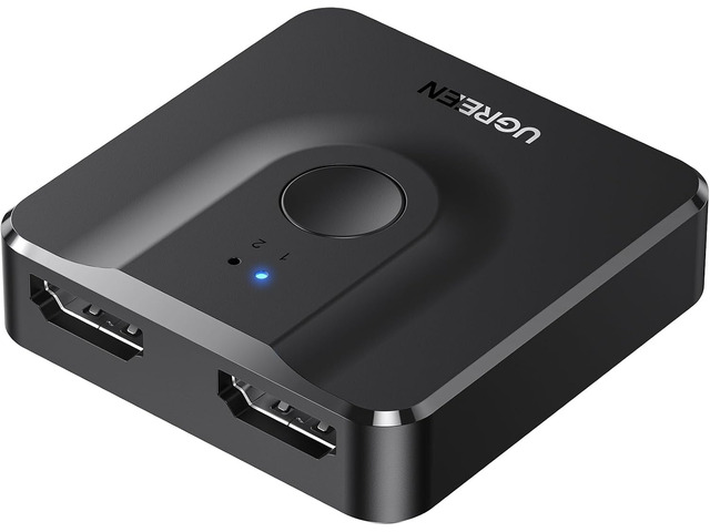 UGREEN HDMI Switch 2 in 1 Out, 4K@60Hz, Bi-Directional, HDR, 3D
