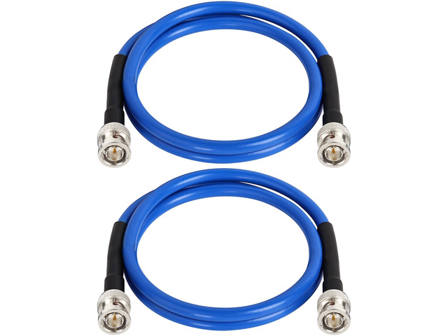 XRDS -RF SDI Cable 3FT 2PCS, HD-SDI / 3G-SDI / 6G-SDI BNC to BNC Digital Video Cable, High-Speed Signal Transmission, Low Signal Loss for...