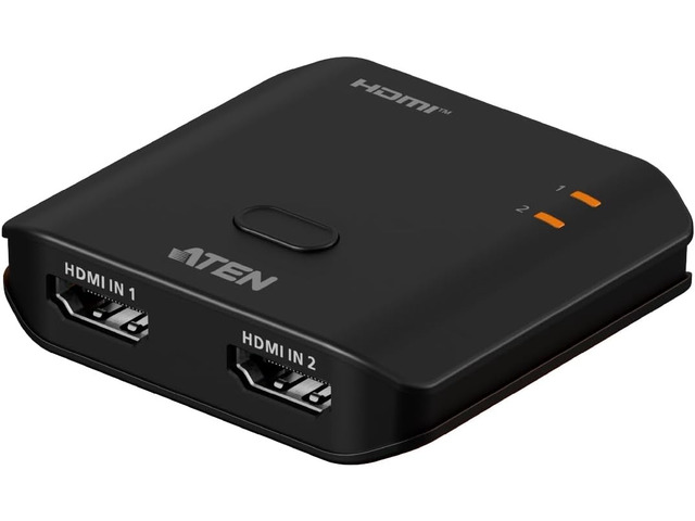 ATEN Essentials VS5821 2-Port 8K HDMI Switch, 4K@120hz, Switch Between 2 Sources to 1 Display or Projector, VRR, Deep Color, HDR10+, HDCP 2.3, LPCM...
