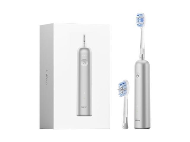 Laifen Wave Pro Electric Toothbrush with 2 Brush Heads and Travel Bag - Silver