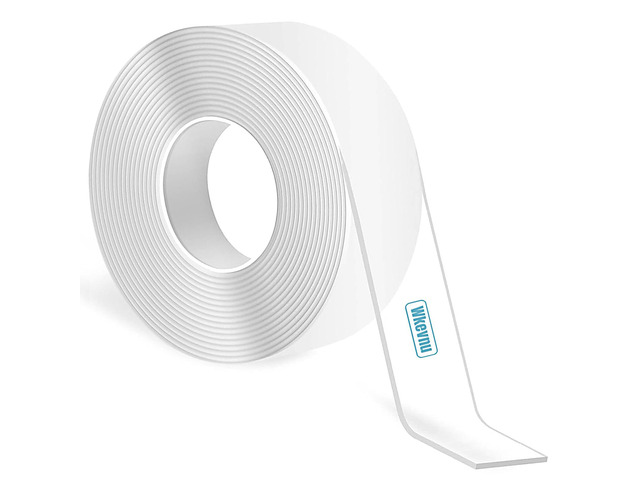 Double Sided Tape Heavy Duty,Removable Clear Nano Mounting Tape,Picture Hanging Adhesive Strips,Tough & Clear Weatherproof for Indoor/Outdoor...