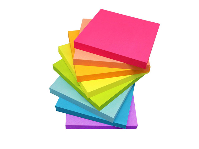 Sticky Notes 3x3 Inches,Bright Colors Self-Stick Pads Easy to Post for Home, Office, Notebook, 48 Pads/Pack
