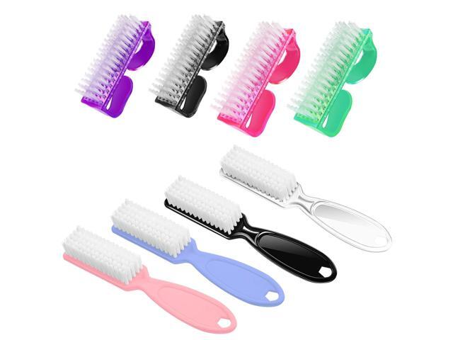 8 PCS Nail Brush for Cleaning Fingernails, Handle Grip Nail Scrubber Brush, Cleaner Brushes Manicure Tools Scrub Brushes Kit, Toenail Brush To...