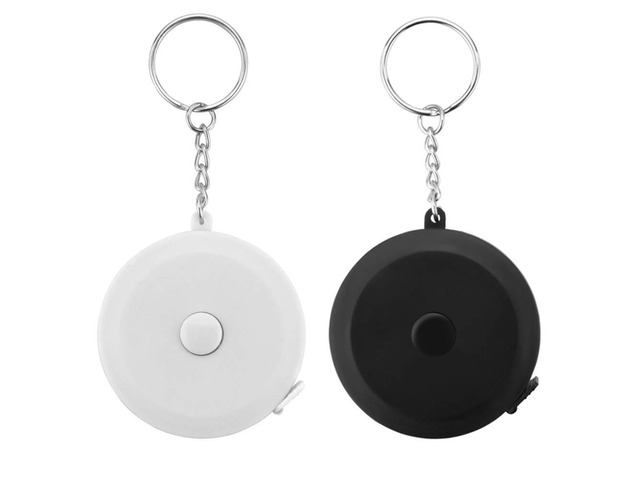 2PCS Keychain Measuring Tape for Body,60 Inch/1.5M Dual Sided Tape Measure Tape Measure for Body Sewing Fabric Tailor Cloth Craft Medical...