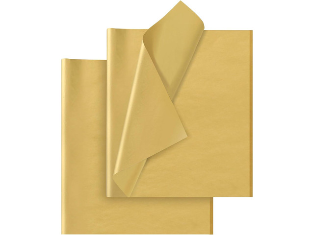 Tissue Paper for Gift Bags - 30 Sheets of Gold Wrapping Tissue Paper Bulk Packaging Paper for Weddings Birthday DIY Project Christmas Gift Wrapping...