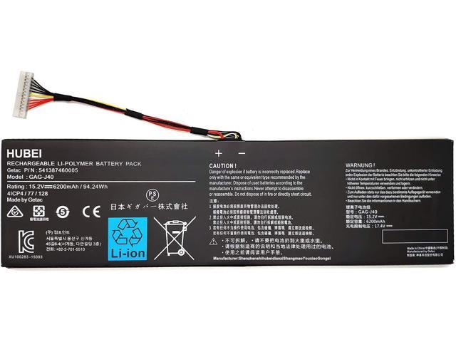 GAG-J40 Laptop Battery Replacement for Gigabyte Aorus 14 V7 K7 14-P64WV6, Aorus 15 X8 Aorus 15X V8-BK4 V8-CF2 Aorus 15G XB 15P WB 17 XA 17G KB 17X...