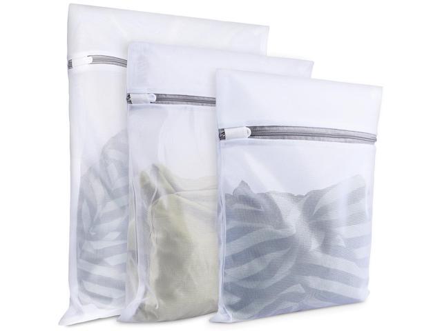 Mesh Laundry Bags for Delicates, 3 Pack Laundry Bags Mesh Wash Bags in 3 Sizes(1 Large, 1 Medium, 1 Small), Durable and Gentle Lingerie Bags for...