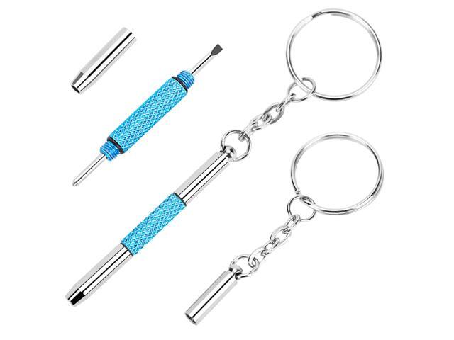 Eyeglass Screwdriver Repair Kit Precision 3 in 1 Mini Screwdrivers Set Keychain Glasses, Sunglasses, Sunglass, Watch, Electronics, Jewelry,...