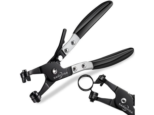 SARDVISA Hose Clamp Pliers, Heavy Duty Hose Clamp Tool with Locking Gear Black Non-Slip Handle, Professional Automotive Repair Tool for the...