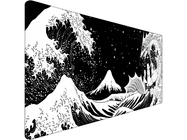 Extra Large Mouse Pad, Gaming Mouse Pad, Waterproof Extra Large Mousepad with Stitched Edges, Non-Slip Base Keyboard Pad for Gamer, Office & Home,...