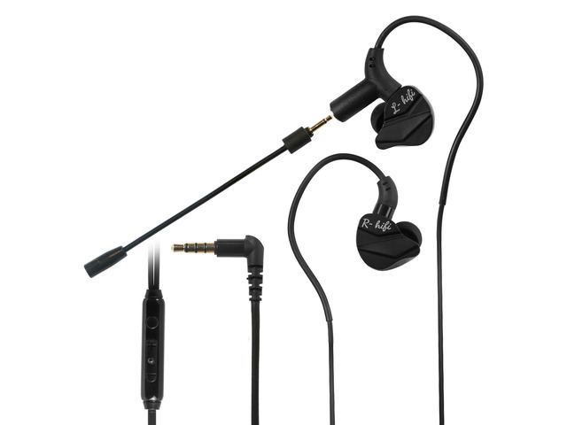 GameBuds Pro in-Ear Gaming Headset with Detachable Microphone, Wired Earphone 3.5 MM E-Sport Earphone Noise Cancelling, Gamings Earphones Wired for...