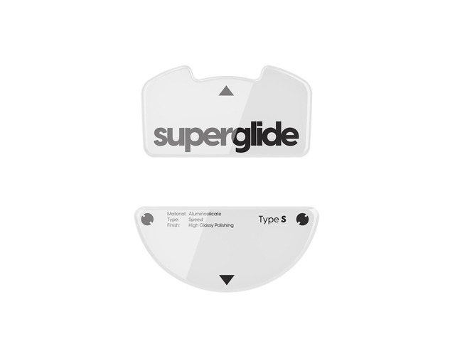Superglide Glass Mouse Skates - Super Smooth Glide, Polished Round Edge, Super Fast Gaming Mouse Feet with Durable Sole for Razer Viper v3 Pro...